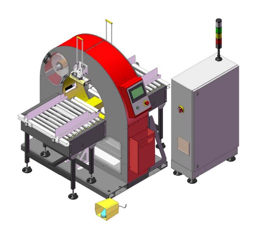 Orbital Stretch Wrapping Machine Ring Strech Wrapper Horizontal